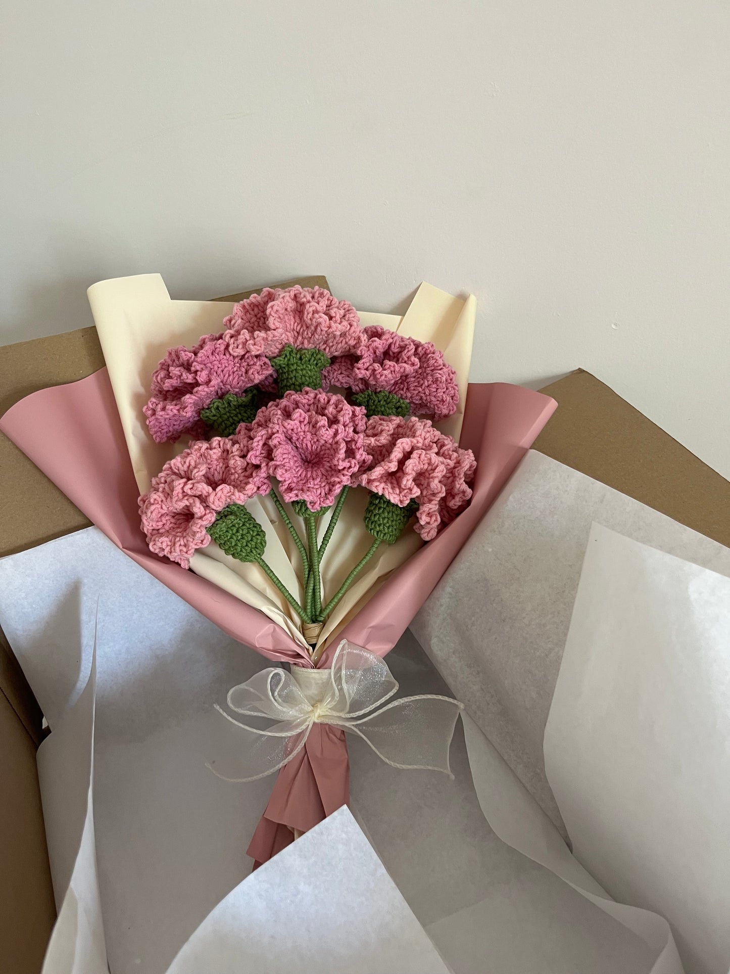 Bukiet goździków duży 💐