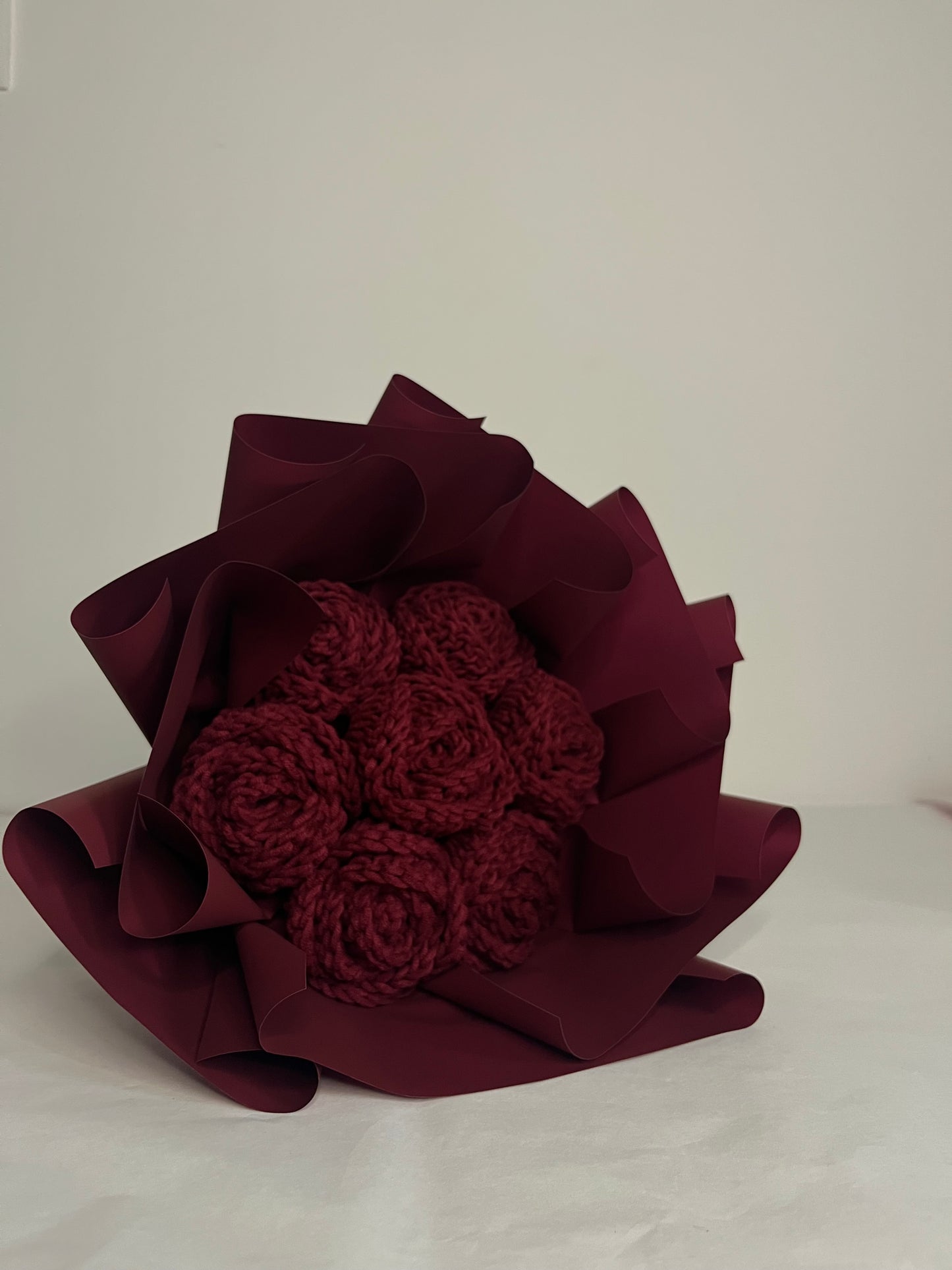 Bukiet bordowych róż