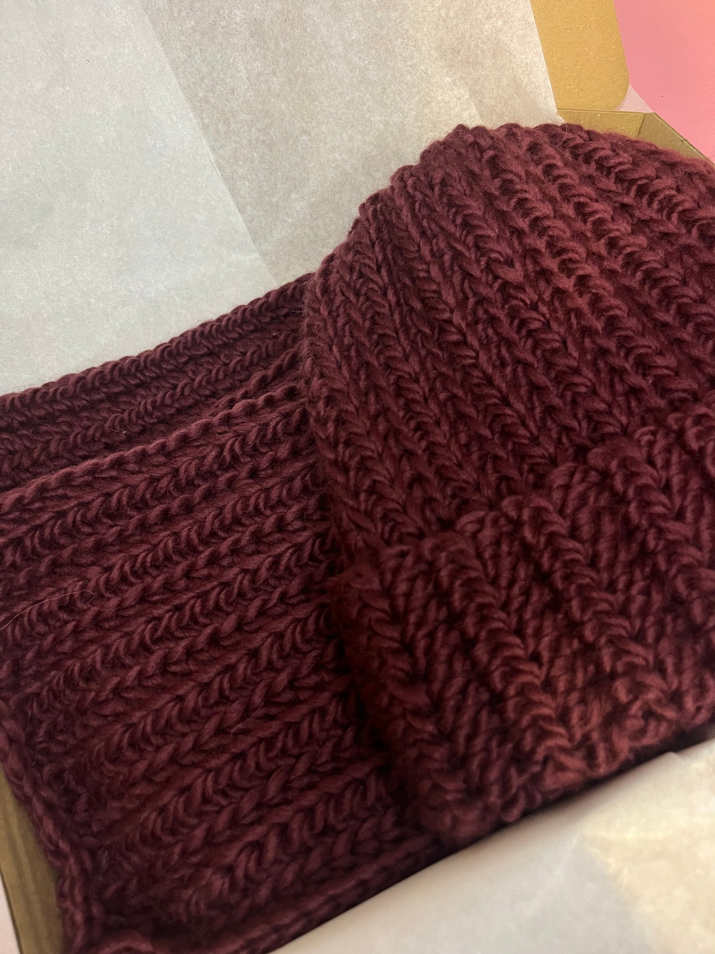 Komplet wełniany kasztanowy