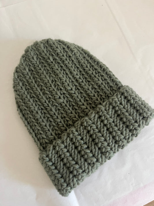 Czapka wełniana szałwia