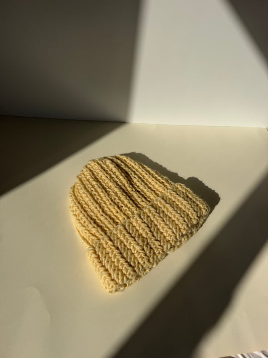Czapka wełniana lemoniada