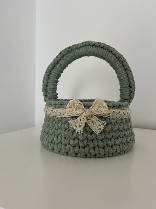 Koszyk wielkanocny szałwia