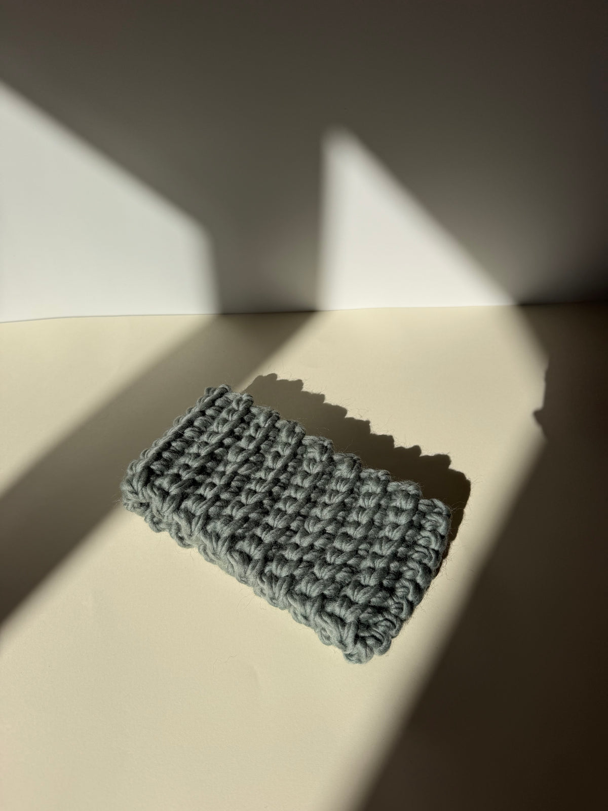 Wełniana opaska chunky