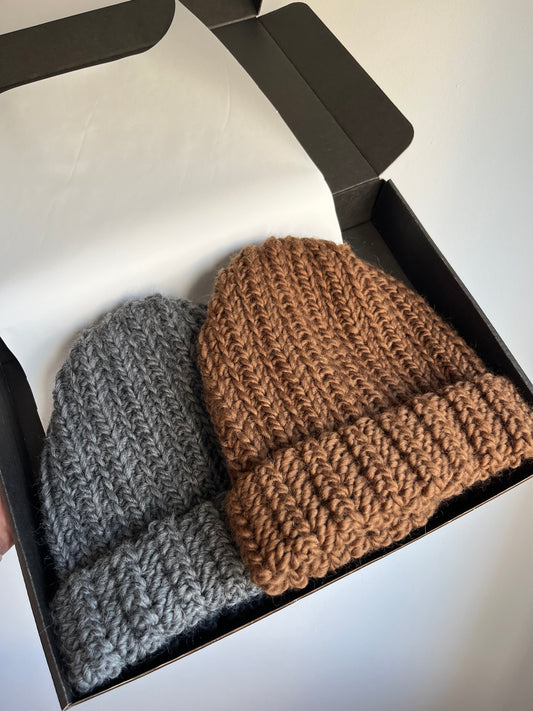 Czapka wełniana toffi