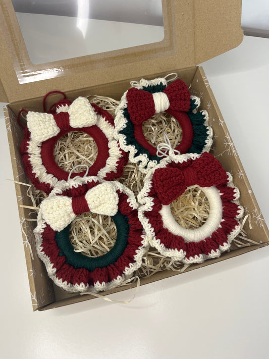 Zestaw ozdób świątecznych