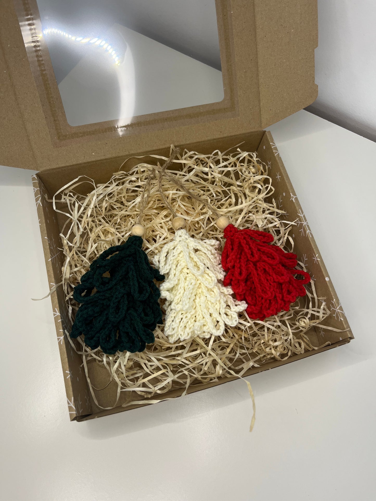 Zestaw trzech choinek