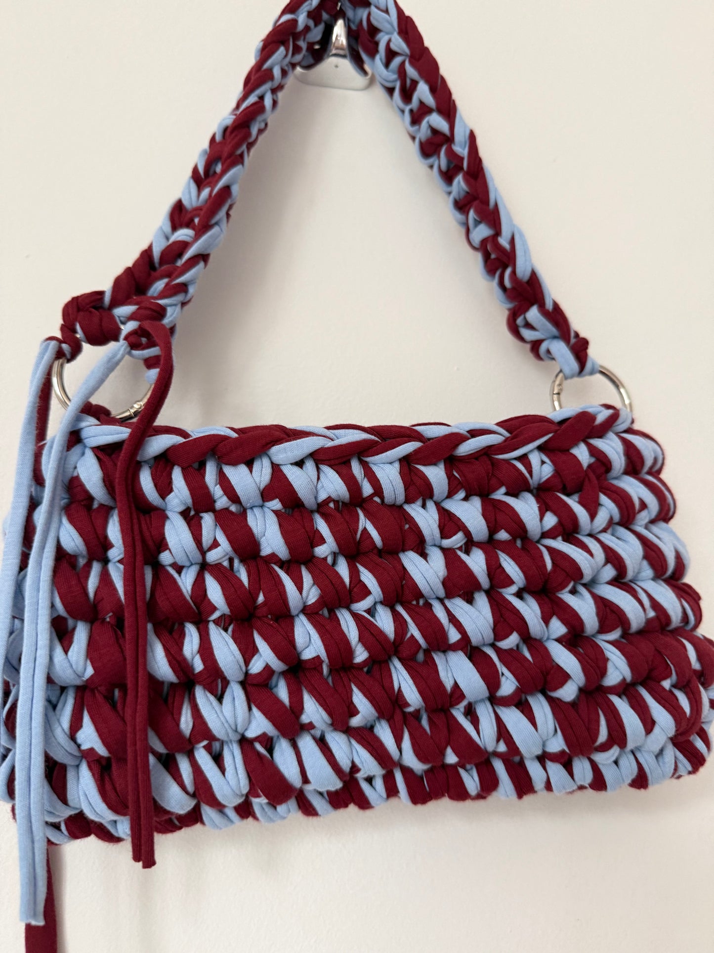 Bagietka niebiesko bordowa