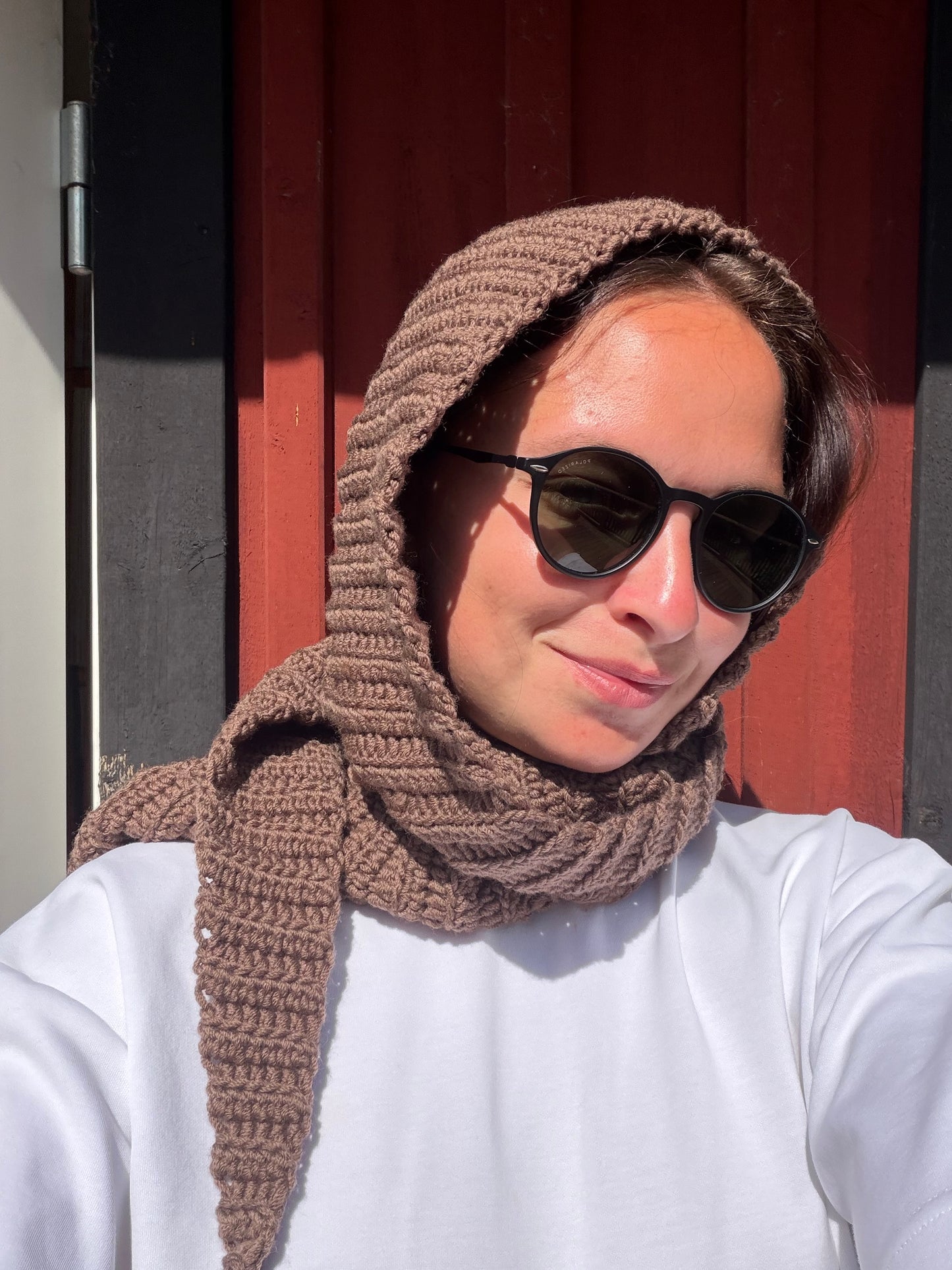 Wełniany kaptur Merino