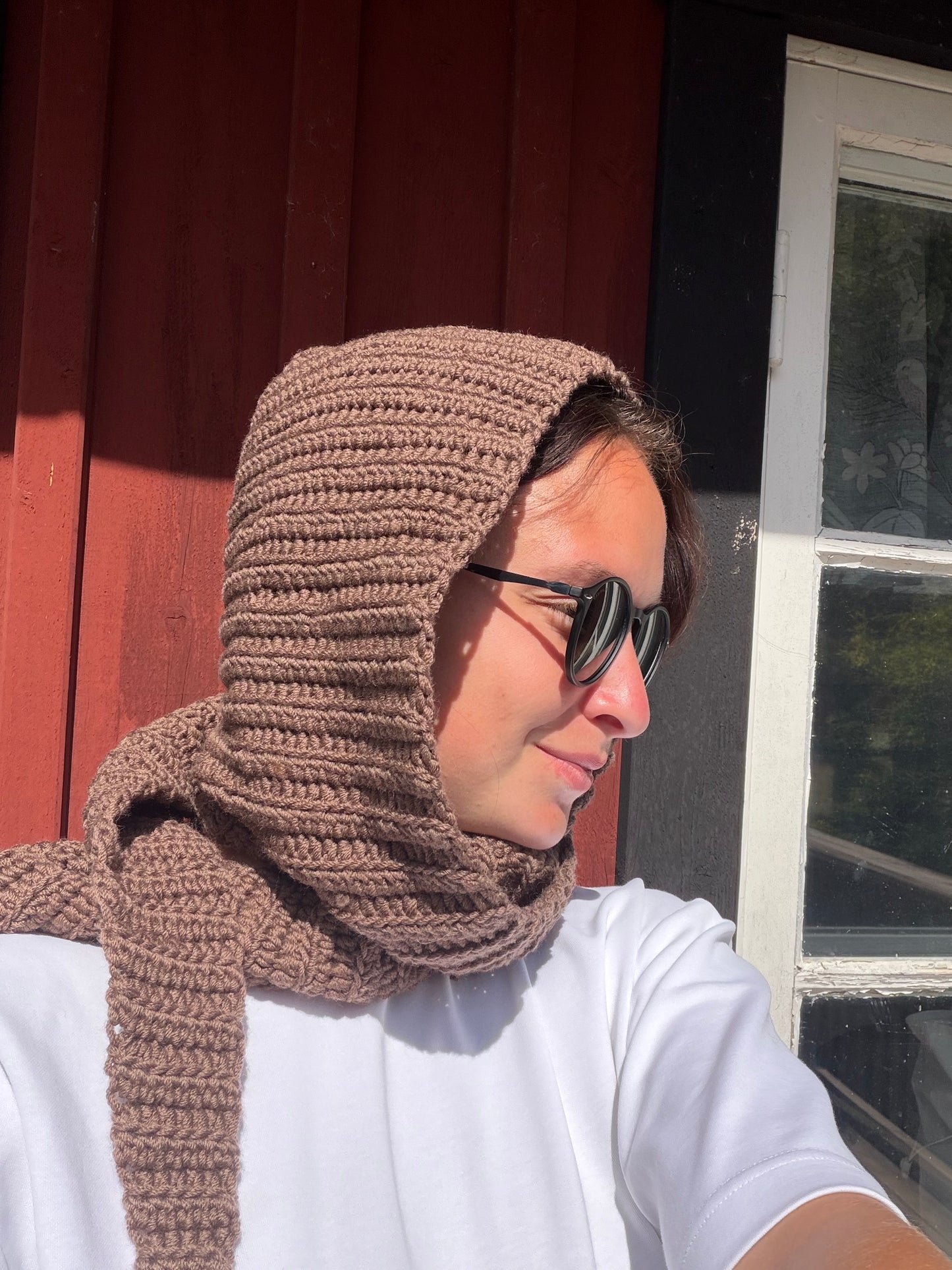Wełniany kaptur Merino