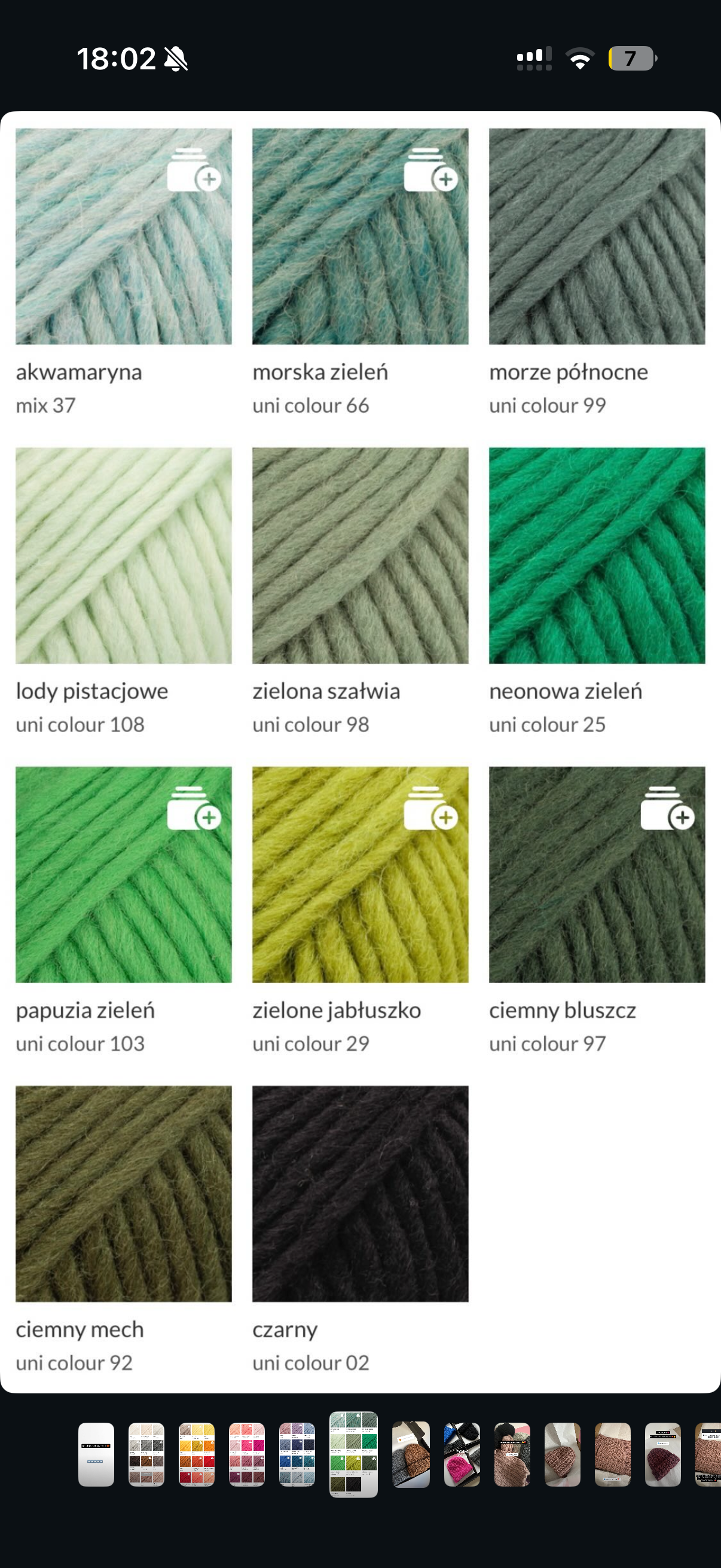 Wełniana opaska chunky
