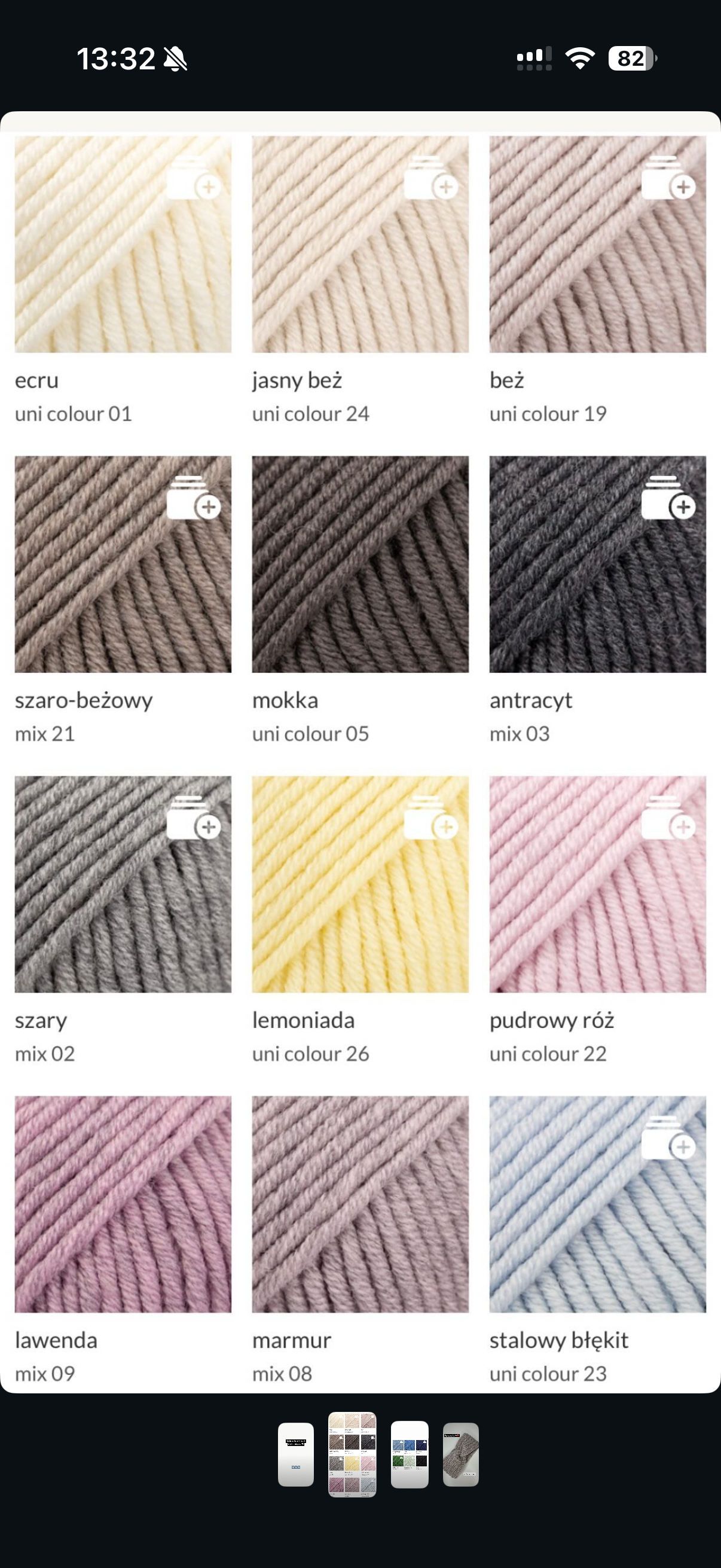 Wełniany kaptur Merino